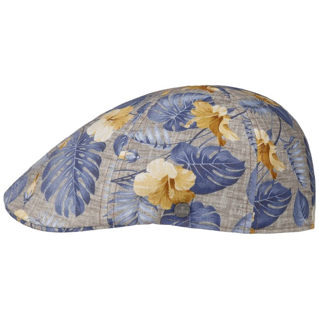 6 Panel Flower Print Flatcap By Lierys 29 90