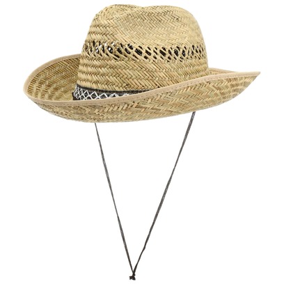 Texas Strohhut mit Kinnband by Lipodo