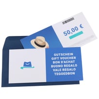 50 EUR Geschenkgutschein Hutschein