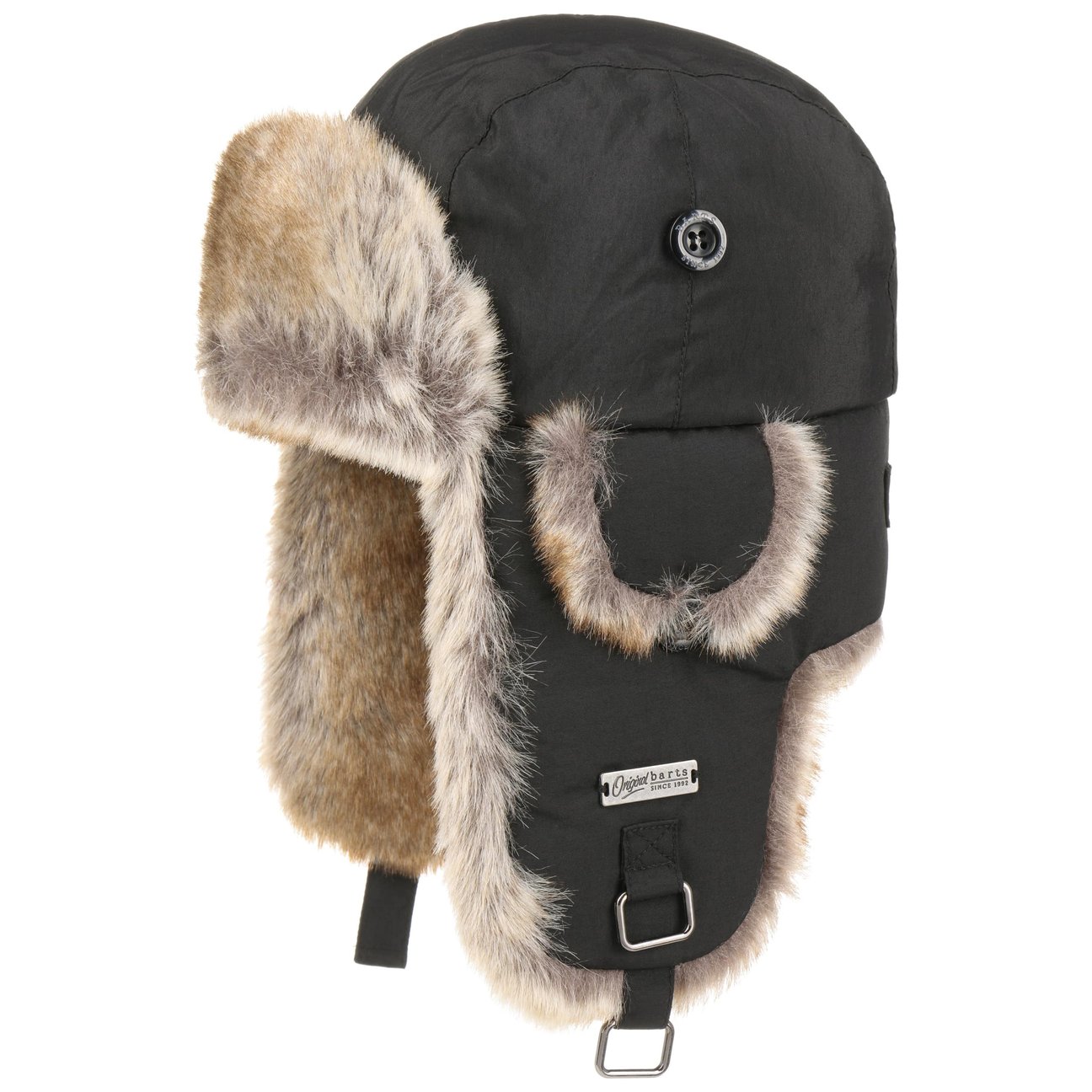 Barts Unisex Kinder Schwarz Kamikaze Nylon Fliegermütze By - Bild 3