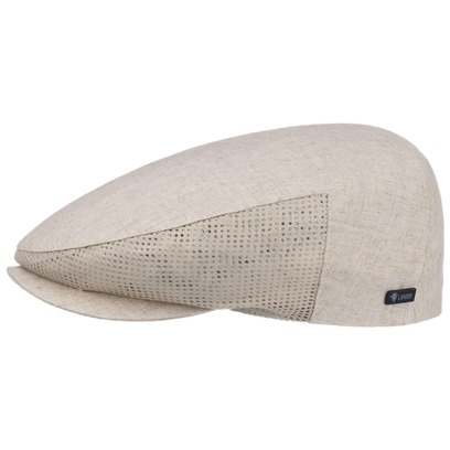 Leinen Flatcap mit Netzeinsatz by Lipodo