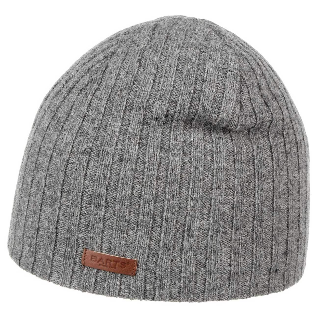 Barts Herren Grau Haakon Lambswool Strickmütze By - Bild 4