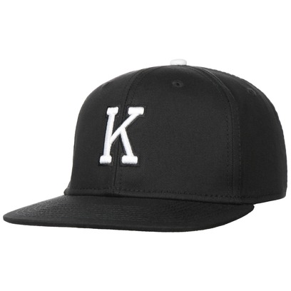 K Letter Snapback Cap