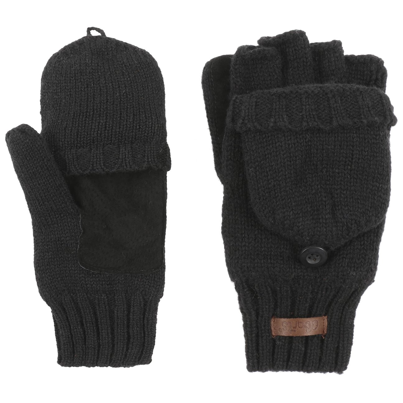 Barts Herren Schwarz Haakon Boys Fingerless Handschuhe By - Bild 3