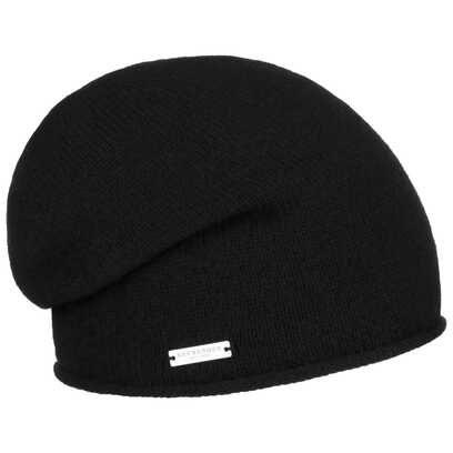 Kaschmir Beanie mit Rollrand by Seeberger