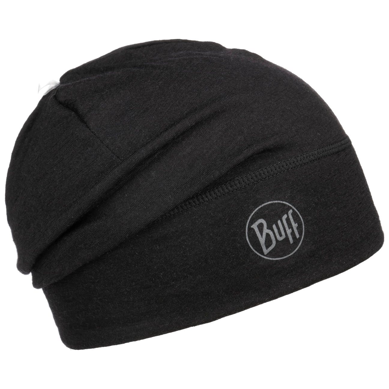 Buff Unisex Schwarz Lightweight Merino Wool One-Layer Beanie By - Bild 11