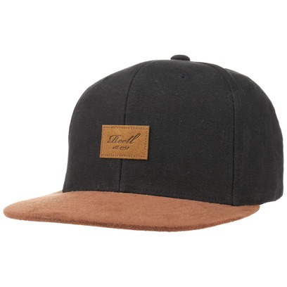 Suede 6 Panel Snapback Cap by Reell