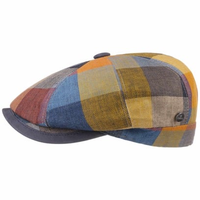 City Bic Leder Piping Flatcap by Lierys