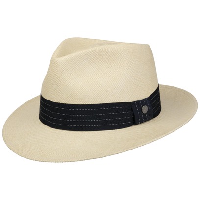 Striped Ribbon Panamahut by Lierys
