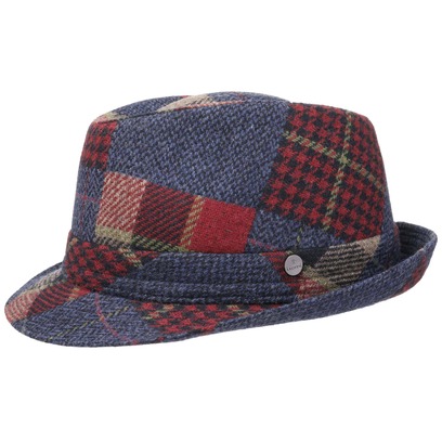 Merino Patchwork Trilby Hut by Lierys