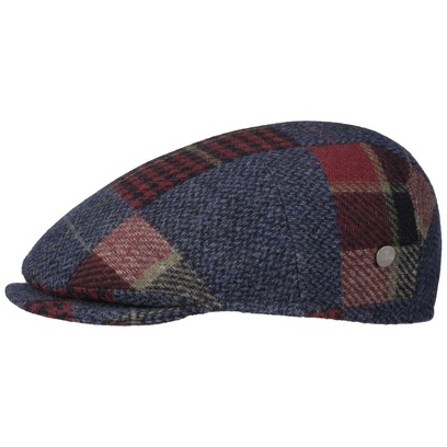 Capri Merino Patchwork Flatcap by Lierys