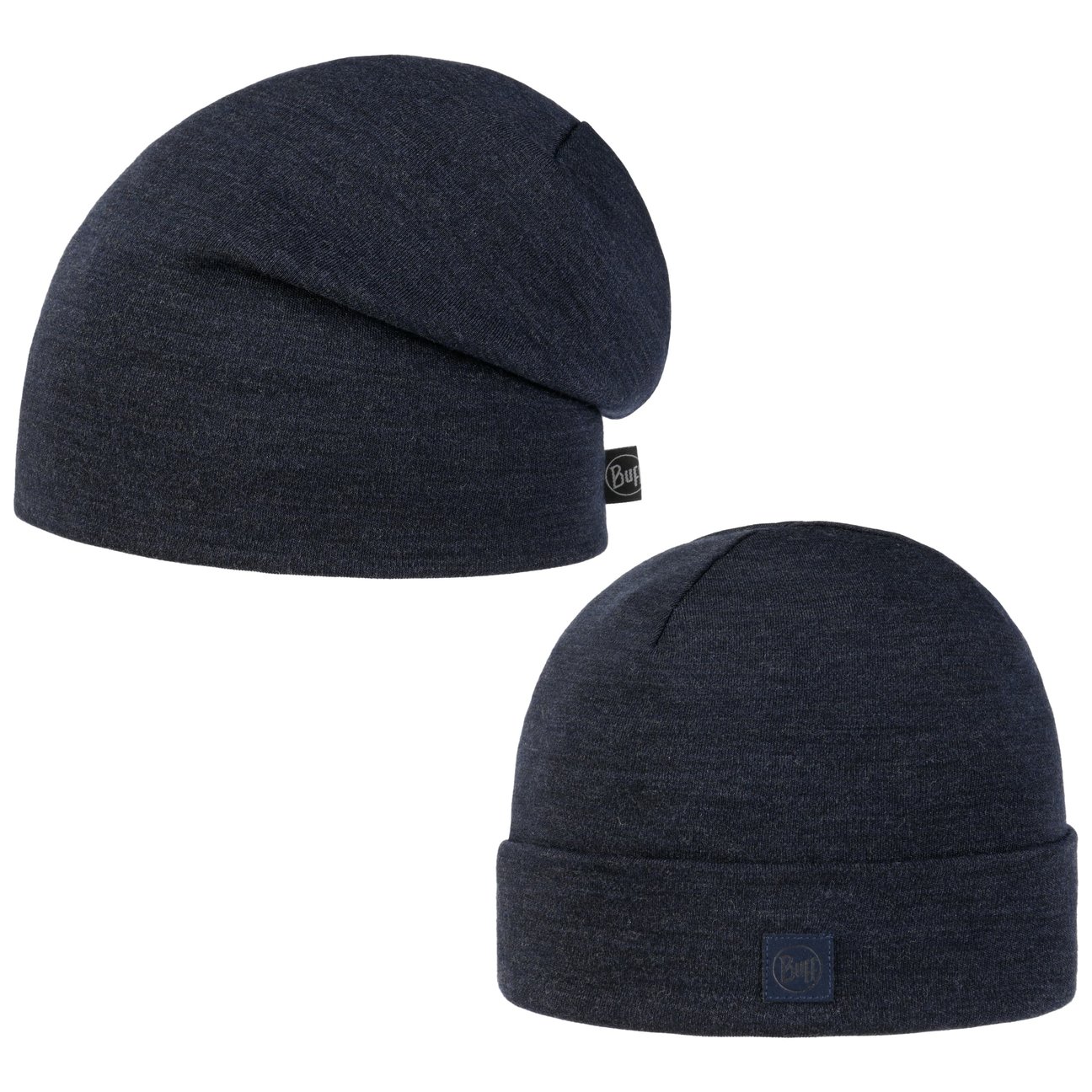 Buff, Unisex, Mütze, Heavyweight Merino Wool Hat, Blau, (One Size) - Bild 3