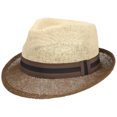 Twotone Trilby Strohhut by Lipodo