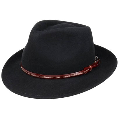 Fedora Wollfilzhut mit Lederband by Lierys