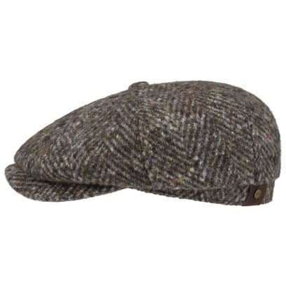 Hatteras Wool Colour Neps Flatcap by Stetson