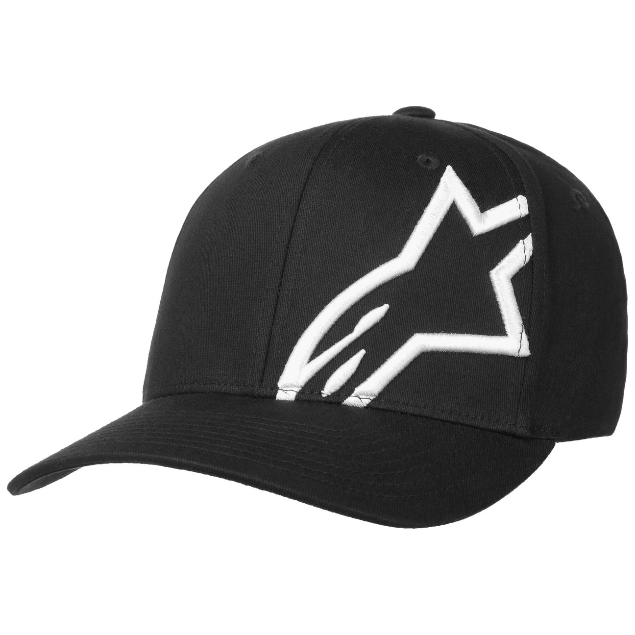 Alpinestars Schwarz-Weiß Corp Shift 2 Curved Flex Cap By - Bild 4