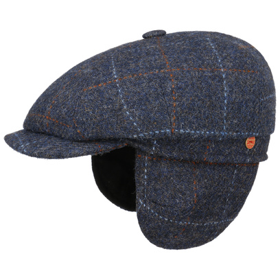 Seven Premium Harris Tweed Flatcap by Mayser