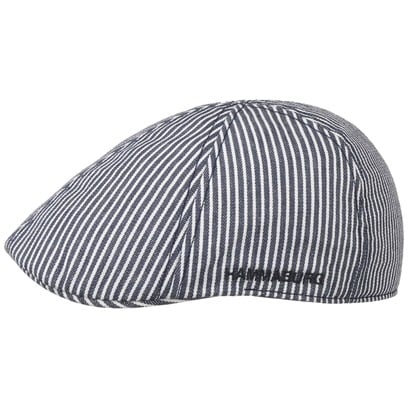 Stripes Cotton Flatcap by Hammaburg