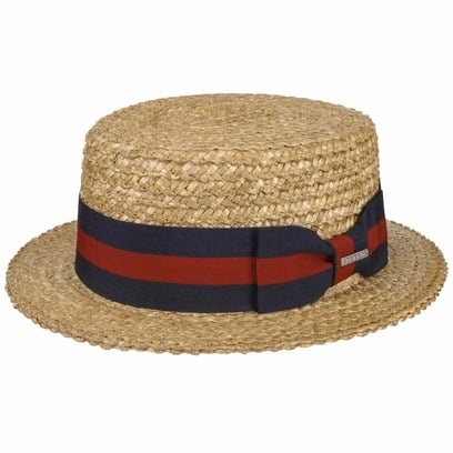 Boater Weizenstrohhut by Stetson