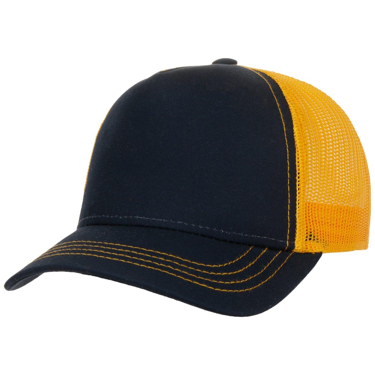 Atlantis Headwear, Unisex, Cap, Rapper Canvas Cap, Mehrfarbig, Blau, (One Size) - Bild 4
