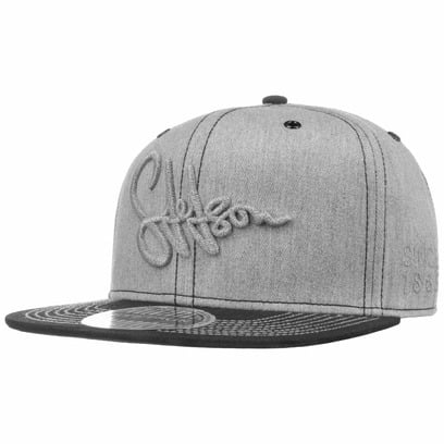 Lettering Flat Brim Cap by Stetson