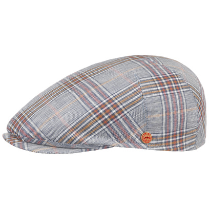 Sidney Superior Leinen Check Flatcap by Mayser