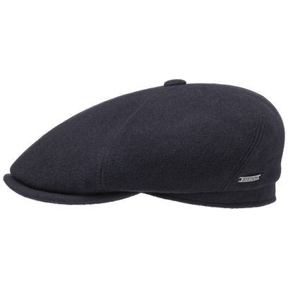 Reid 6 Panel Flatcap by Stetson