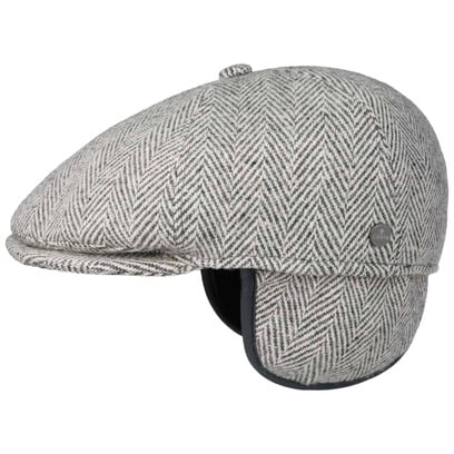 Herringbone Flatcap mit Ohrenklappen by Lierys