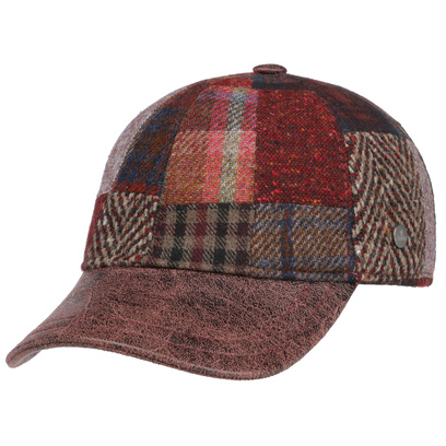 Patchwork Wool Curved Cap by Lierys