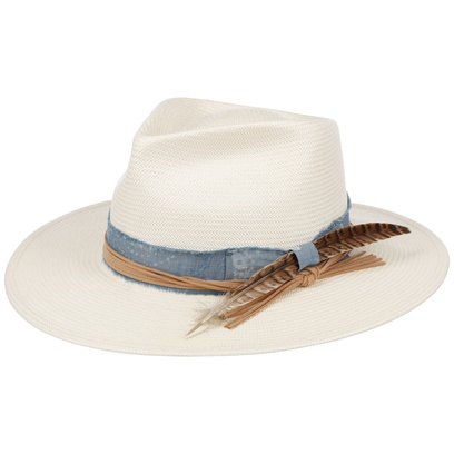 Feather Trim Toyo Western Strohhut by Stetson