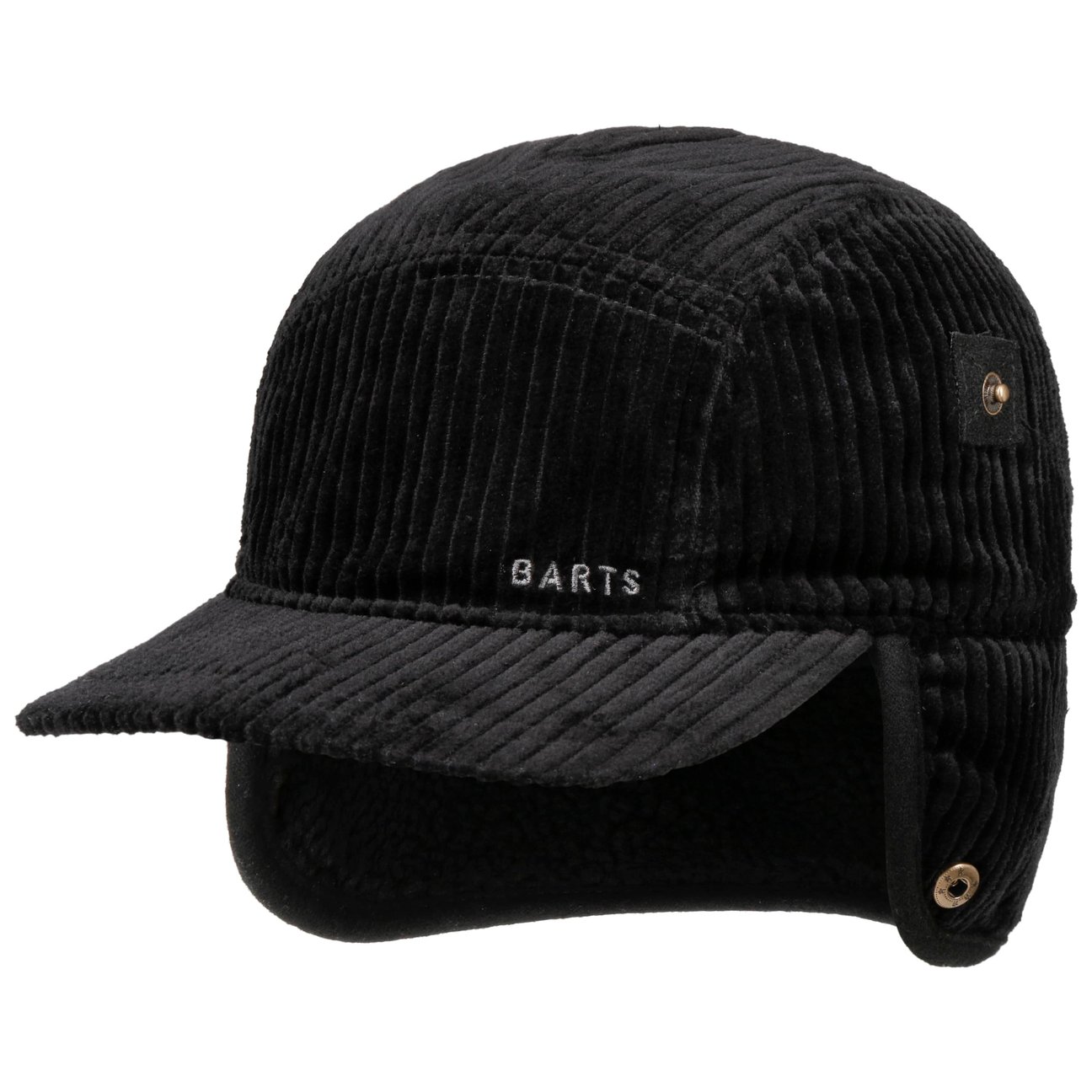 Barts Herren Schwarz Snapback Cap Rayner - Bild 4