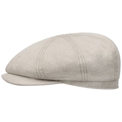 Hatteras Sustainable Leinen Flatcap by Stetson