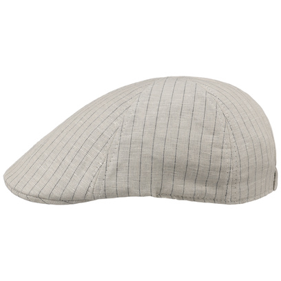 Classic Stripes Leinen Flatcap by Lipodo