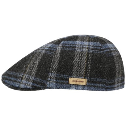 Texas Shadow Plaid Flatcap by Stetson