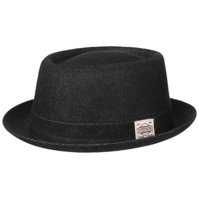 Classic Pork Pie Denim Hut by Stetson