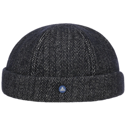 Dark Herringbone Dockermütze by Hammaburg