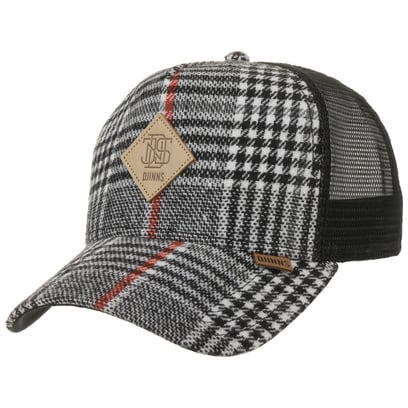 HFT Check Logo Patch Tweed Cap by Djinns