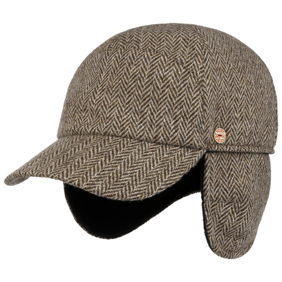 Herringbone Cap mit Ohrenklappen by Mayser
