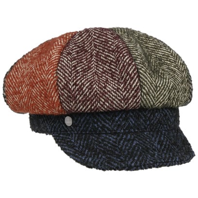 Multicolour Herringbone Ballonm�tze by Lierys