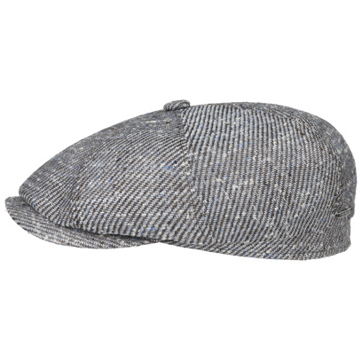 Hatteras Brown-Blue Flatcap by Stetson