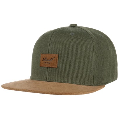 Suede 6 Panel Classic Snapback Cap by Reell