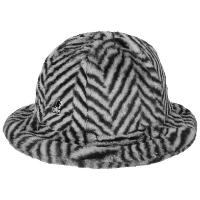Faux Fur Stripe Casual Stoffhut by Kangol