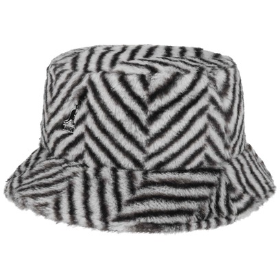 Faux Fur Bucket Herringbone Fischerhut by Kangol