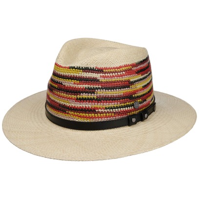 Multicolour Crown Panamahut by Lierys