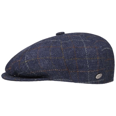 Galvin Windowpane Plaid Flatcap by Bailey 1922