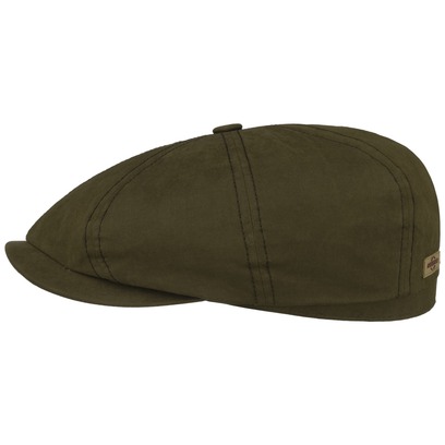 Hatteras Waxed Cotton WR Flatcap by Stetson
