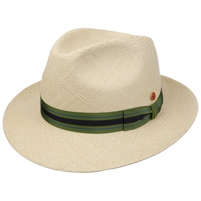 Albenga Green Stripes Panamahut by Mayser
