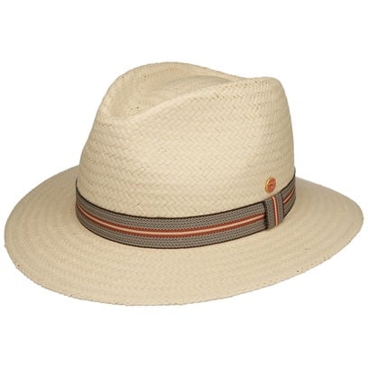 Mathis Striped Band Strohhut by Mayser