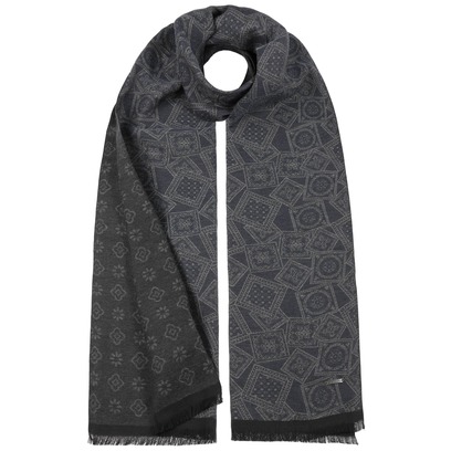 Jacquard Stamps Baumwollschal by Stetson
