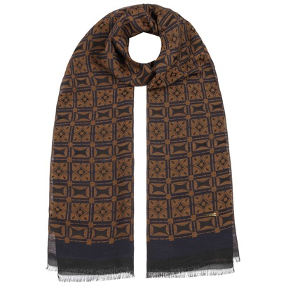 Jaquard Geometrics Baumwollschal by Stetson